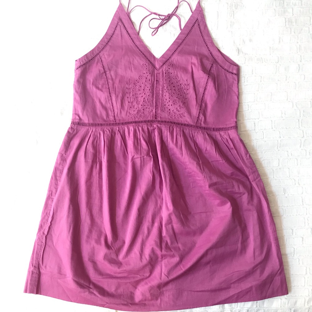 LOFT purple cotton sundress, size MP